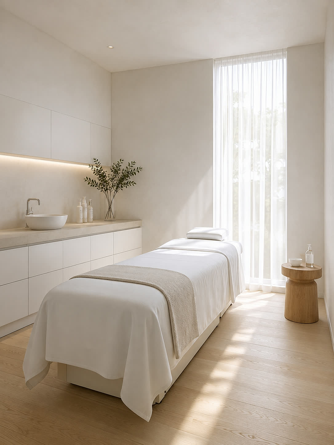 A light-filled AURELLE treatment room